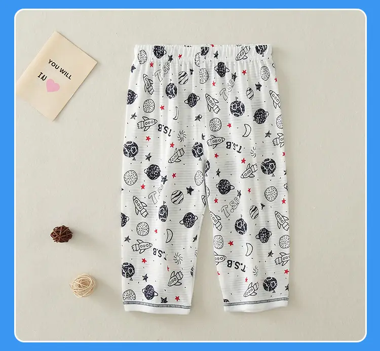 Baby Boys Cotton Printed T-Shirt & Pants Set White — feature 20