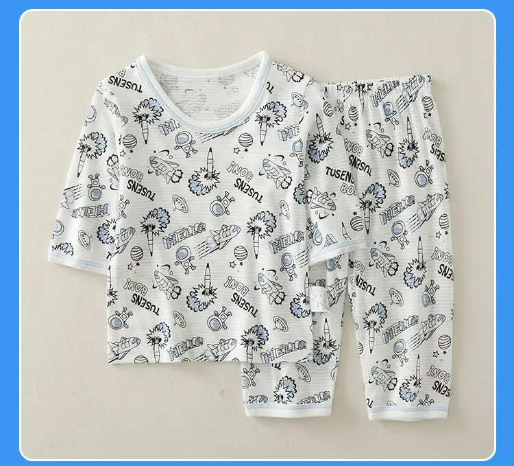 Baby Boys Cotton Printed T-Shirt & Pants Set White — feature 24