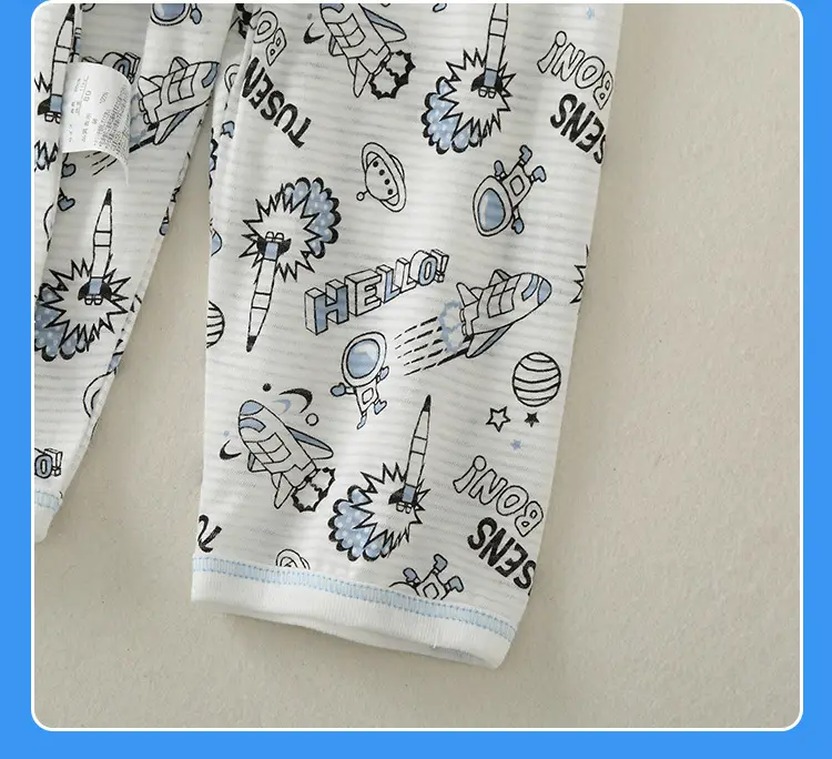 Baby Boys Cotton Printed T-Shirt & Pants Set White — feature 26