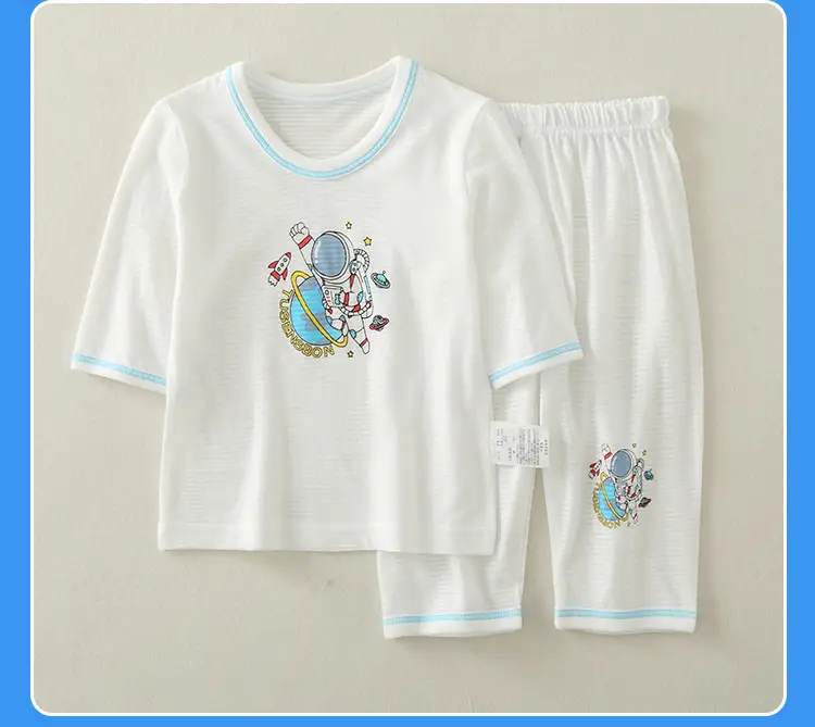 Baby Boys Cotton Printed T-Shirt & Pants Set White — feature 28