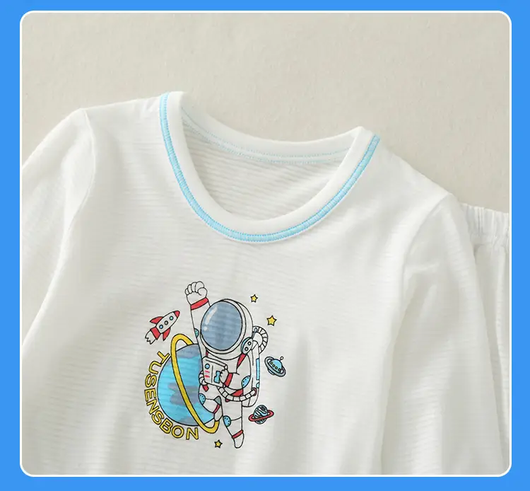 Baby Boys Cotton Printed T-Shirt & Pants Set White — feature 29