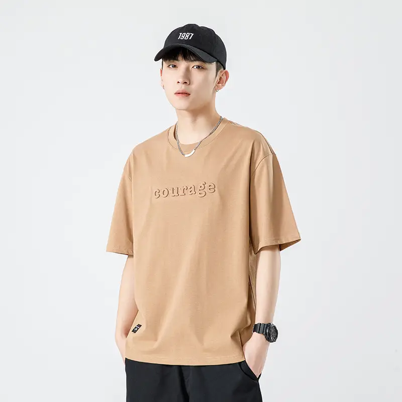Kun Haipeng White Cotton T-Shirt for Men - Image 13