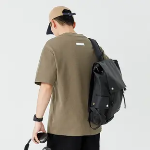 Kun Haipeng White Cotton T-Shirt for Men — feature 10