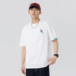 Kun Haipeng White Cotton T-Shirt for Men — feature 4