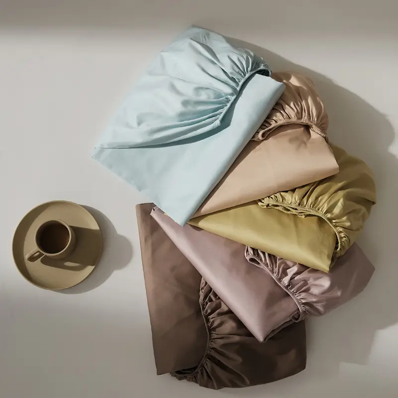 100S Xinjiang Long-Staple Cotton All-Season Pure Cotton Solid Color Simple Single-Piece Bed Sheet, Pillowcase, Fitted Sheet, Pure Cotton Duvet Cover — feature 48