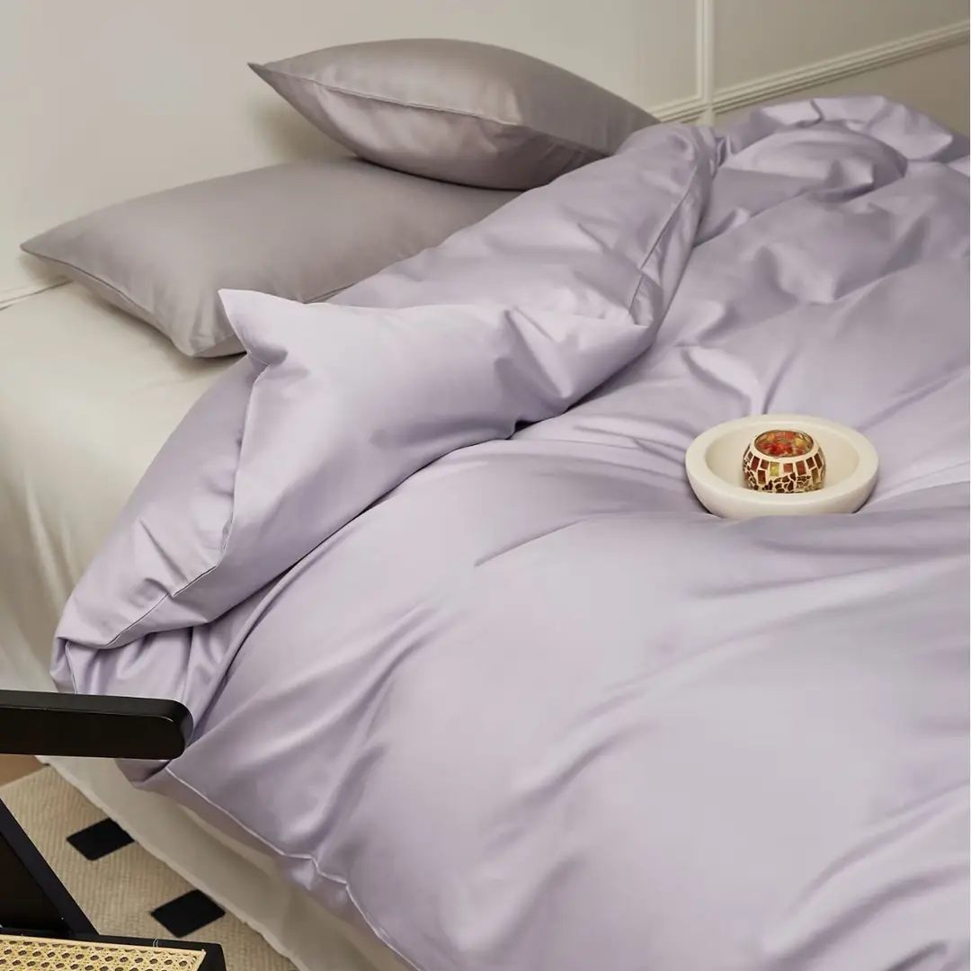 100S Xinjiang Long-Staple Cotton All-Season Pure Cotton Solid Color Simple Single-Piece Bed Sheet, Pillowcase, Fitted Sheet, Pure Cotton Duvet Cover