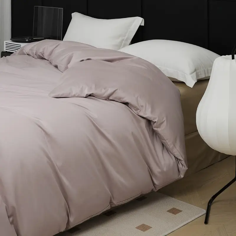100S Xinjiang Long-Staple Cotton All-Season Pure Cotton Solid Color Simple Single-Piece Bed Sheet, Pillowcase, Fitted Sheet, Pure Cotton Duvet Cover
