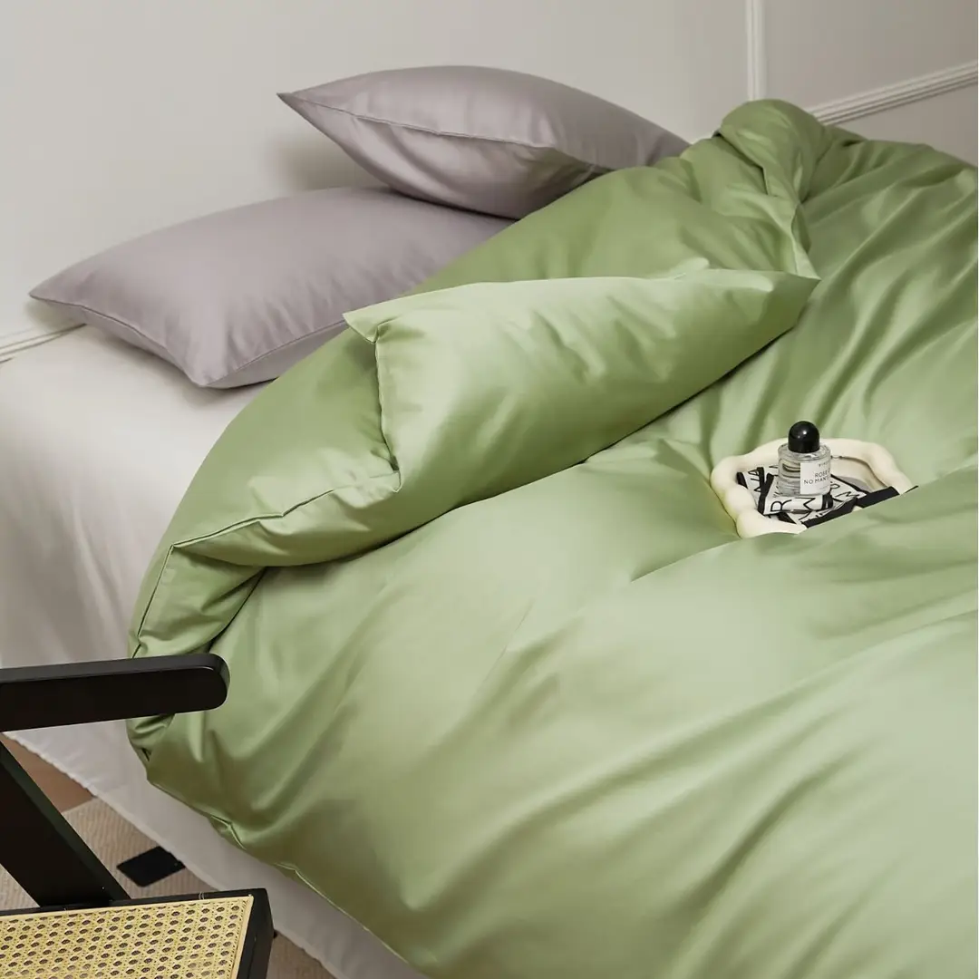 100S Xinjiang Long-Staple Cotton All-Season Pure Cotton Solid Color Simple Single-Piece Bed Sheet, Pillowcase, Fitted Sheet, Pure Cotton Duvet Cover