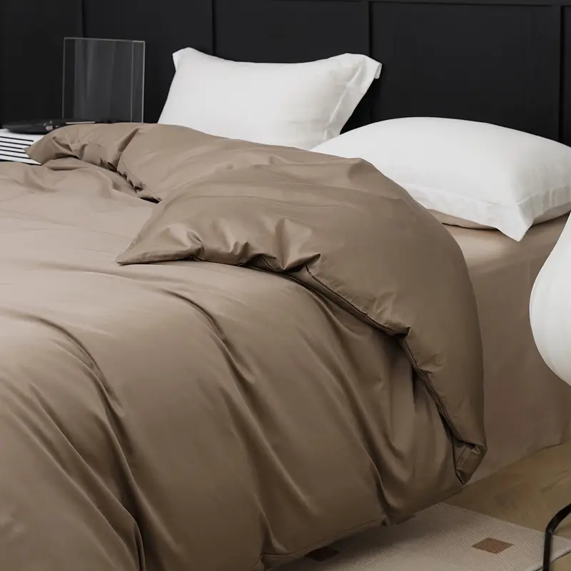 100S Xinjiang Long-Staple Cotton All-Season Pure Cotton Solid Color Simple Single-Piece Bed Sheet, Pillowcase, Fitted Sheet, Pure Cotton Duvet Cover