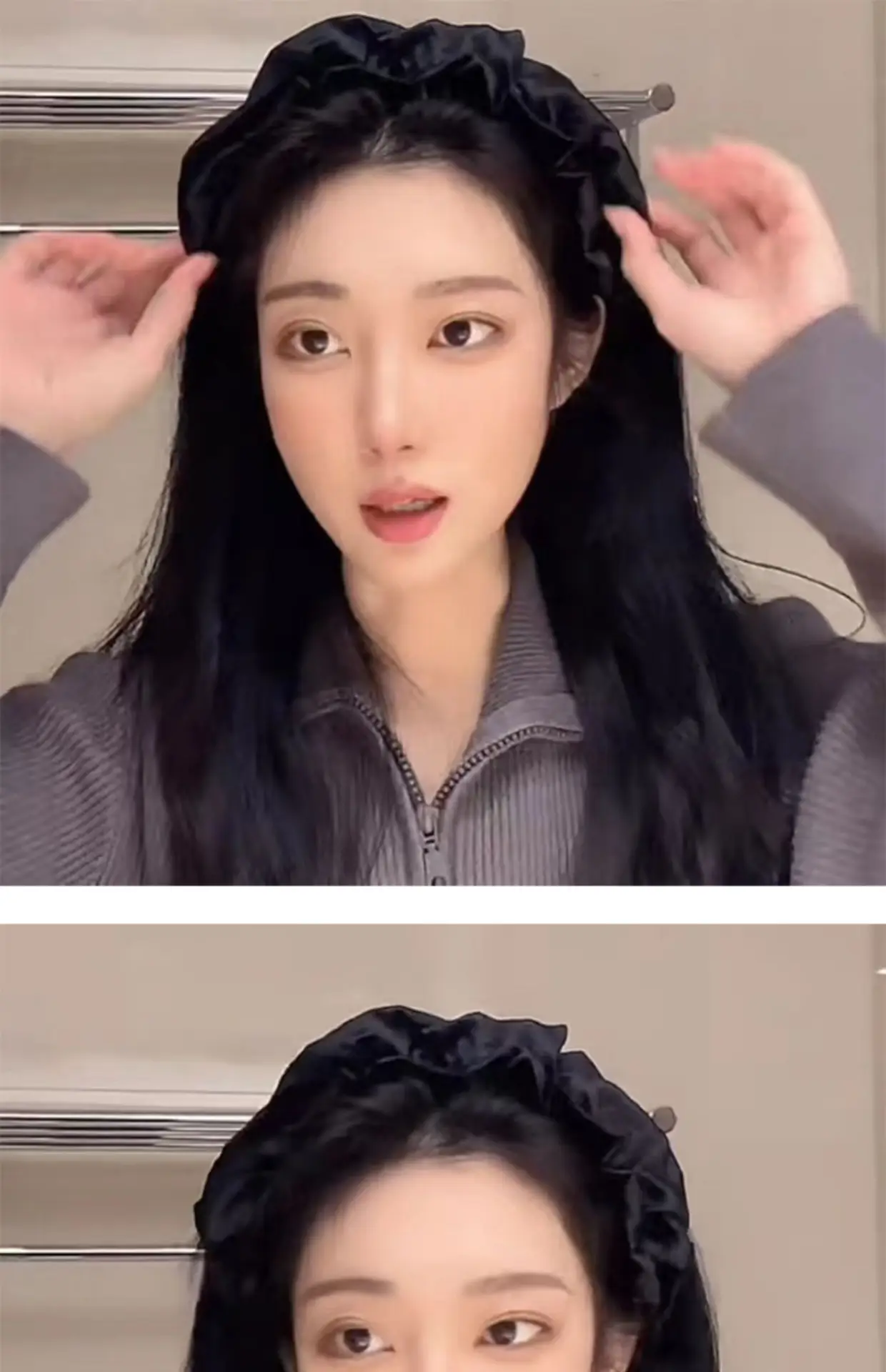 Black Pleated Hair Band for Women Face Mask 2022 — feature 18