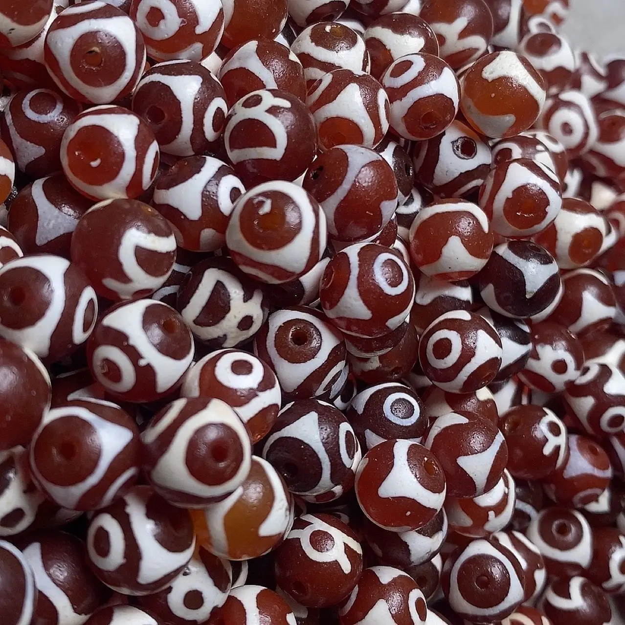 Natural Red Agate Buddha Beads Loose Beads DIY Bracelet - Image 4