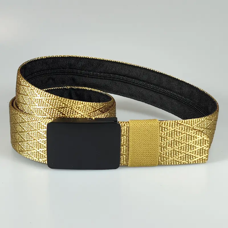 38MM Black Nylon Hidden Money Belt for Men β feature 9