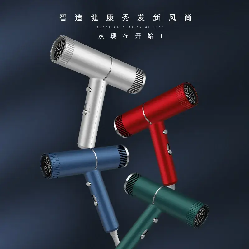 Portable T-Shaped Hair Dryer Multi Color Low Noise - Image 9