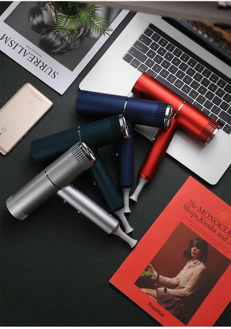 Portable T-Shaped Hair Dryer Multi Color Low Noise — feature 18