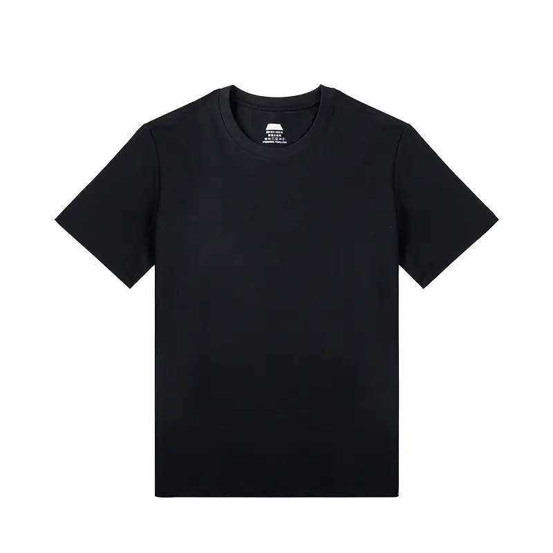 Men's Black Cotton 3Pc Short Sleeve Summer T-Shirt