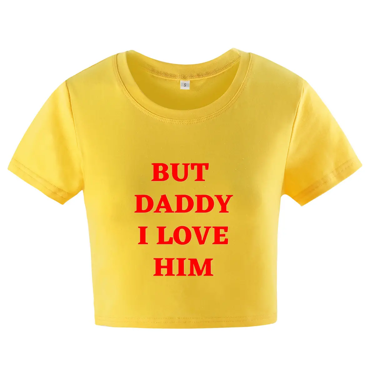 Women Cotton T-Shirt Red Dad Love Print Summer Wear