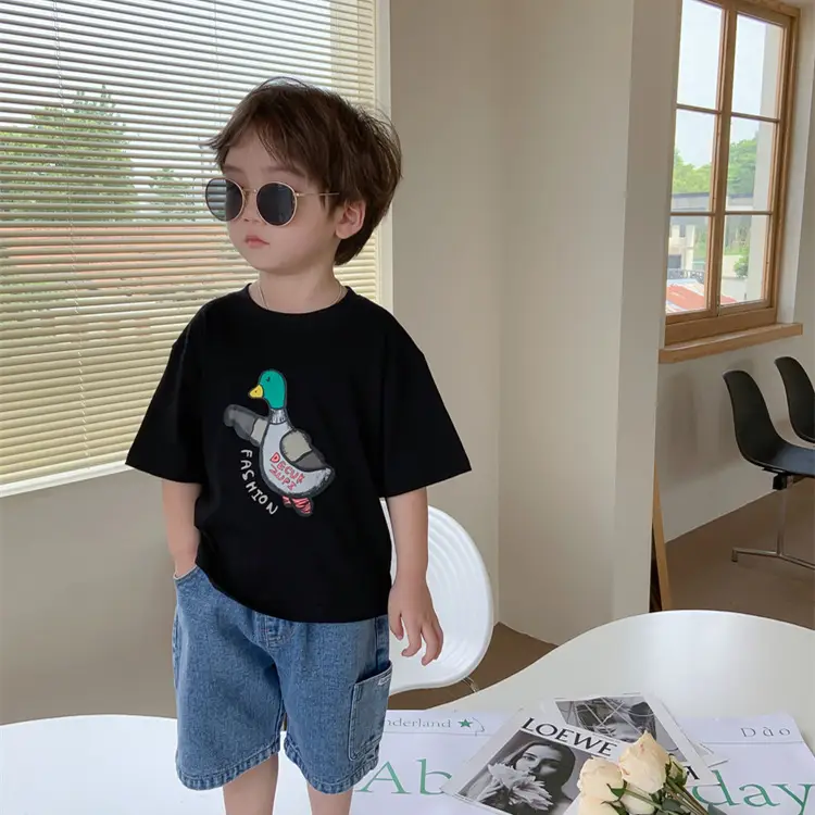 White Cartoon Smiley Baby Boys Top Short Sleeve - Image 5