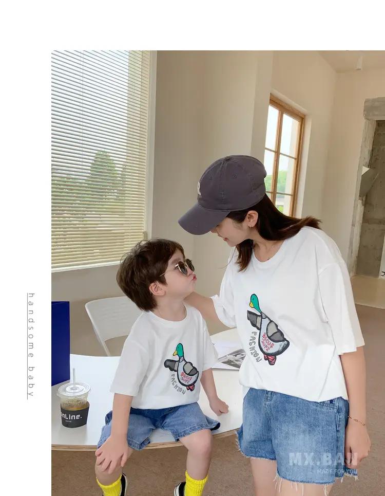 White Cartoon Smiley Baby Boys Top Short Sleeve — feature 9