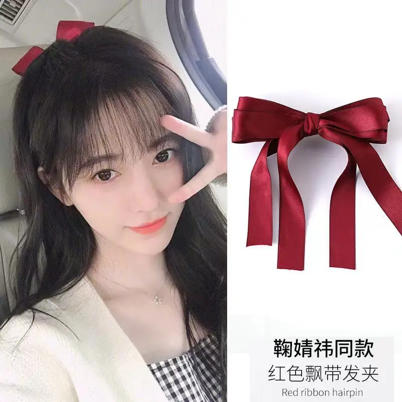 Pink Bowknot Hairpin Clip for Women - Image 4