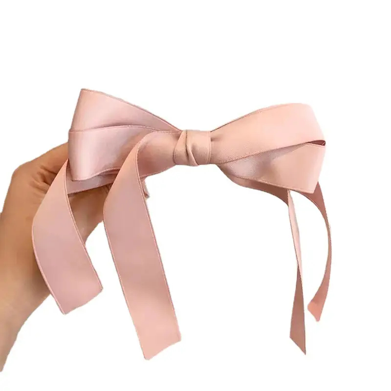 Pink Bowknot Hairpin Clip for Women - Image 6