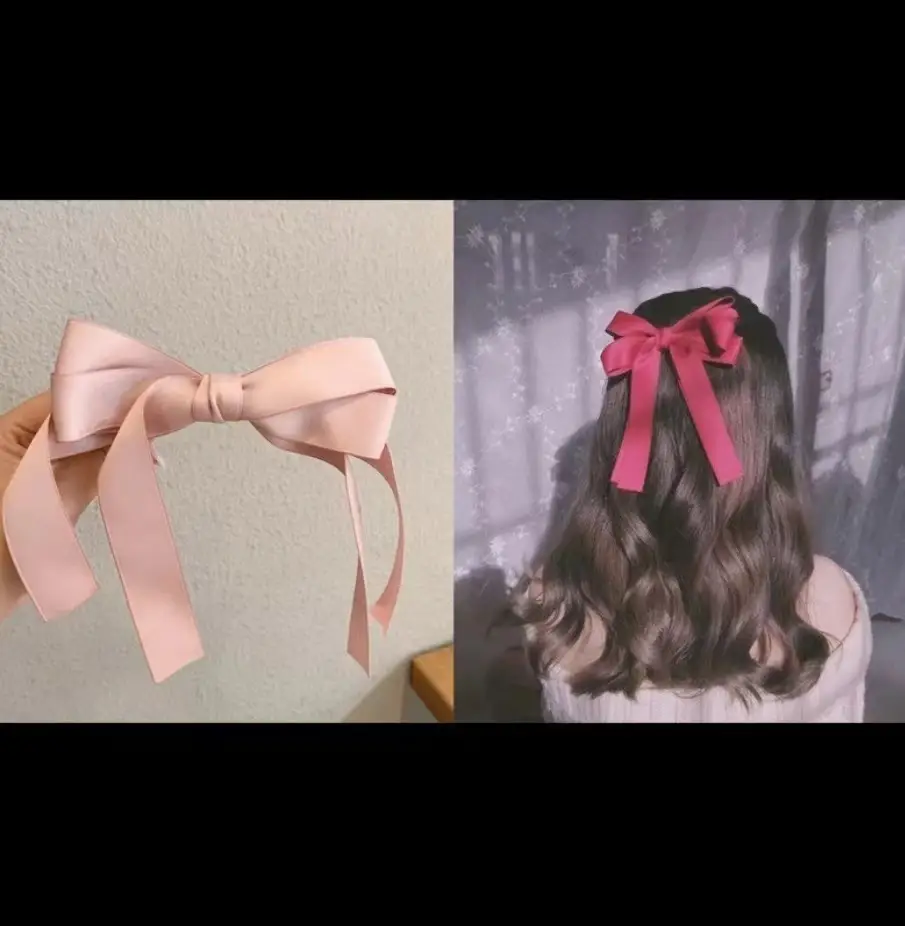 Pink Bowknot Hairpin Clip for Women — feature 15
