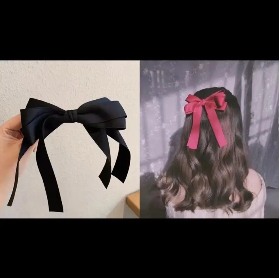 Pink Bowknot Hairpin Clip for Women — feature 17
