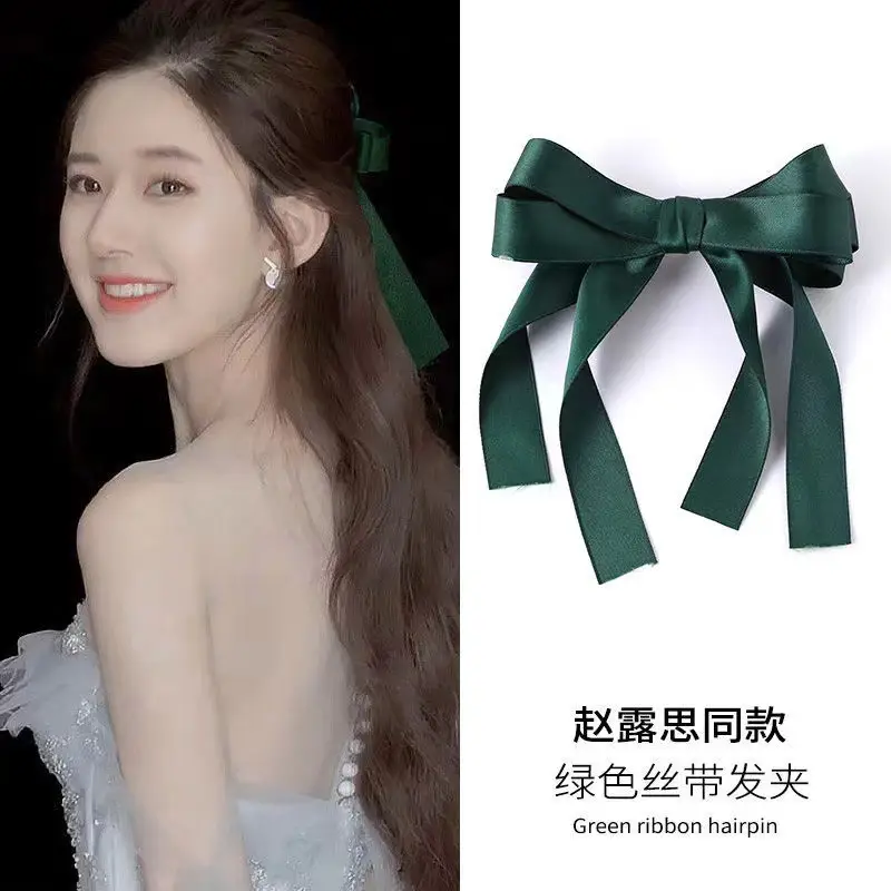 Pink Bowknot Hairpin Clip for Women - Image 3