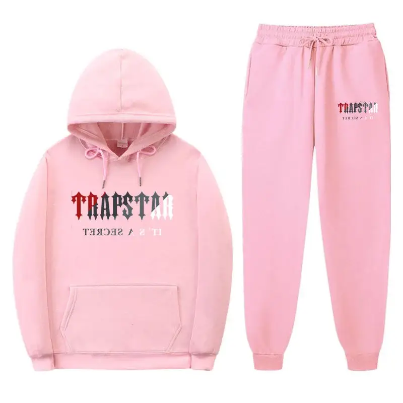 Orange Trapstar Sweatpants & Hoodie Set for Men Women — feature 13
