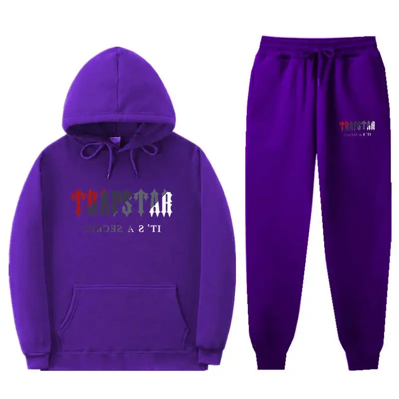 Orange Trapstar Sweatpants & Hoodie Set for Men Women — feature 16