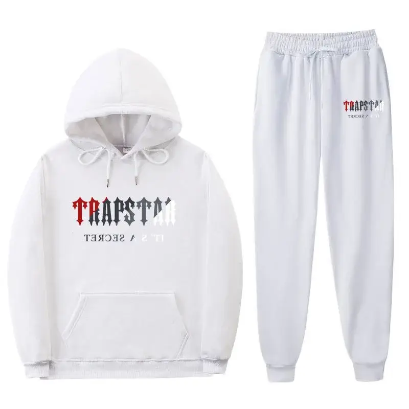 Orange Trapstar Sweatpants & Hoodie Set for Men Women — feature 6