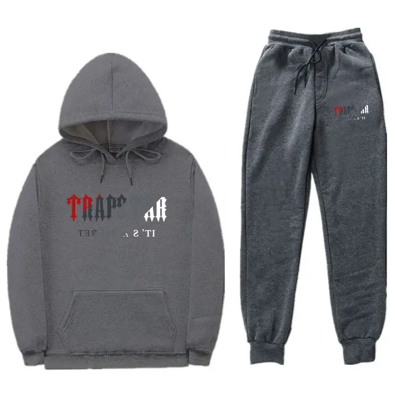 Orange Trapstar Sweatpants & Hoodie Set for Men Women — feature 8