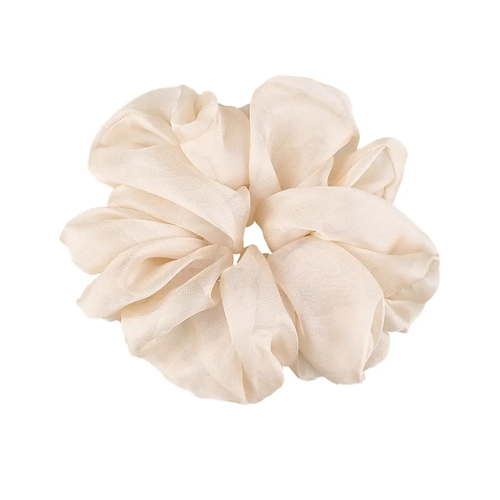Qiyue Super Large Chiffon Hair Bands Solid Color - Image 37
