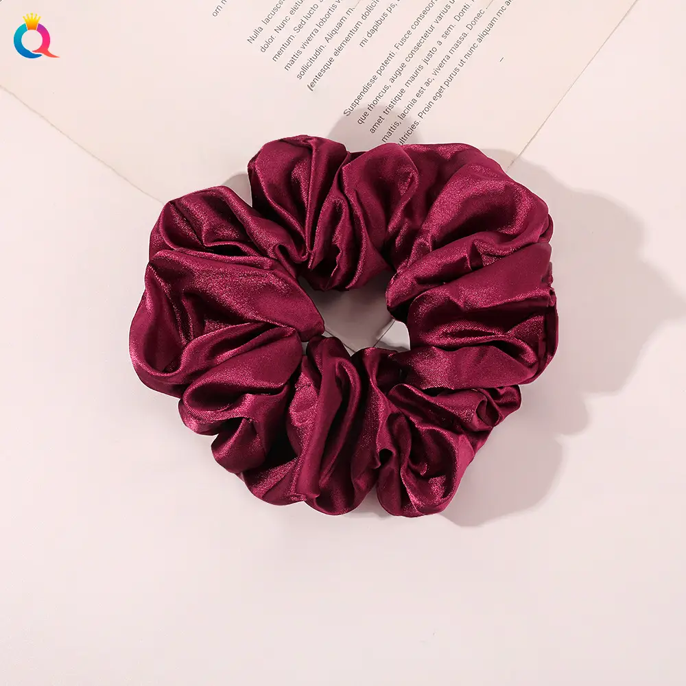 Qiyue Super Large Chiffon Hair Bands Solid Color - Image 17