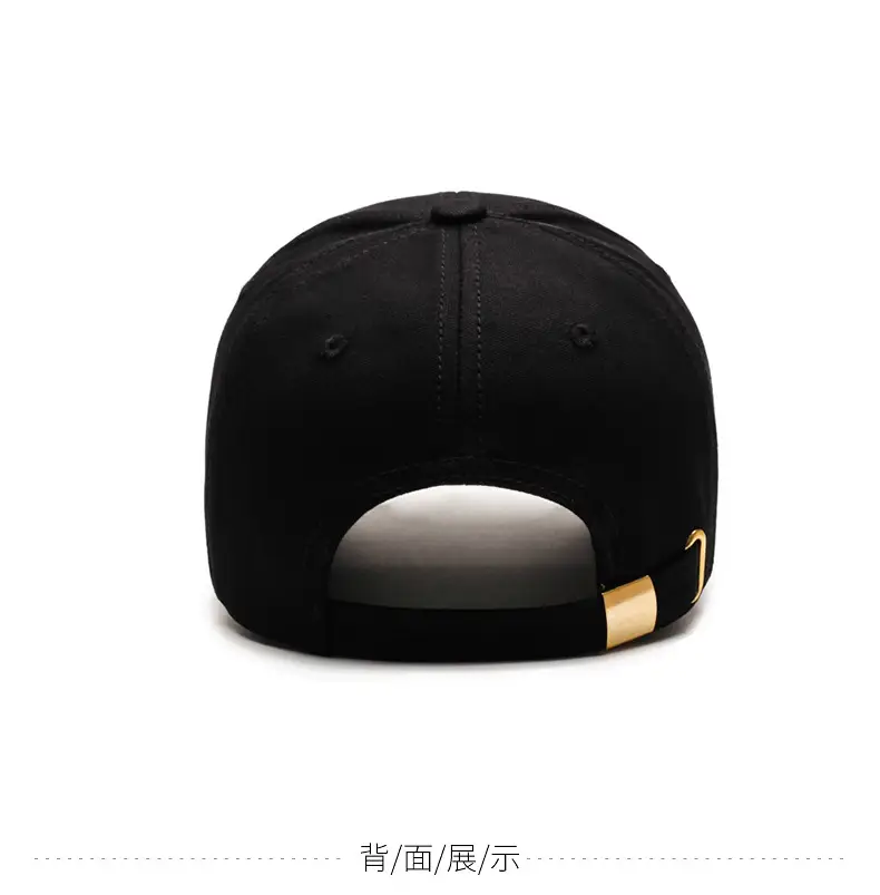Men's Black Weather Embroidered Cap Sun Hat — feature 8