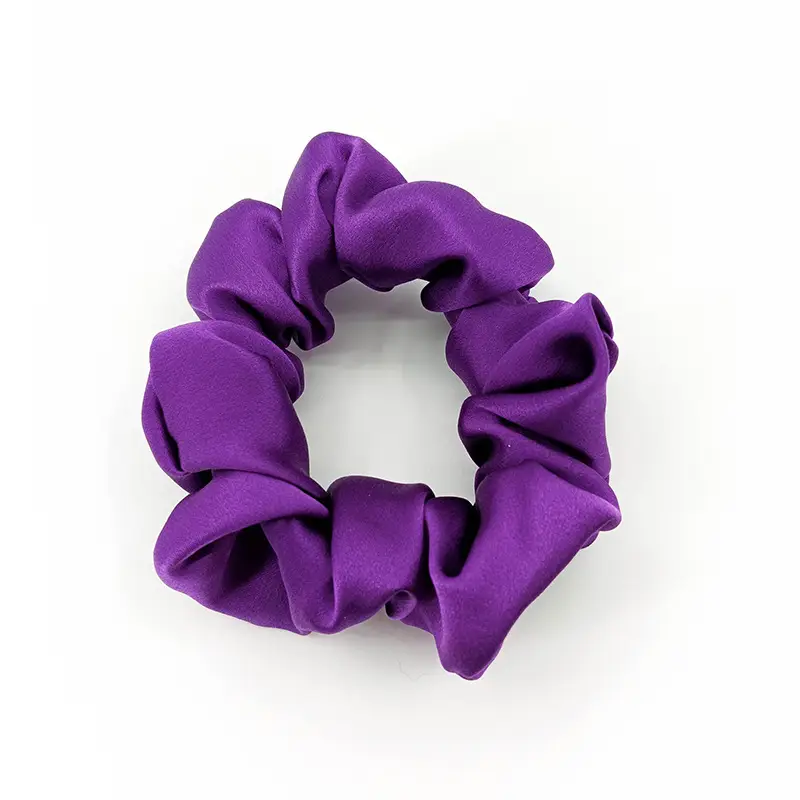 Black Silk Hair Scrunchie Medium Size 3.5cm - Image 27