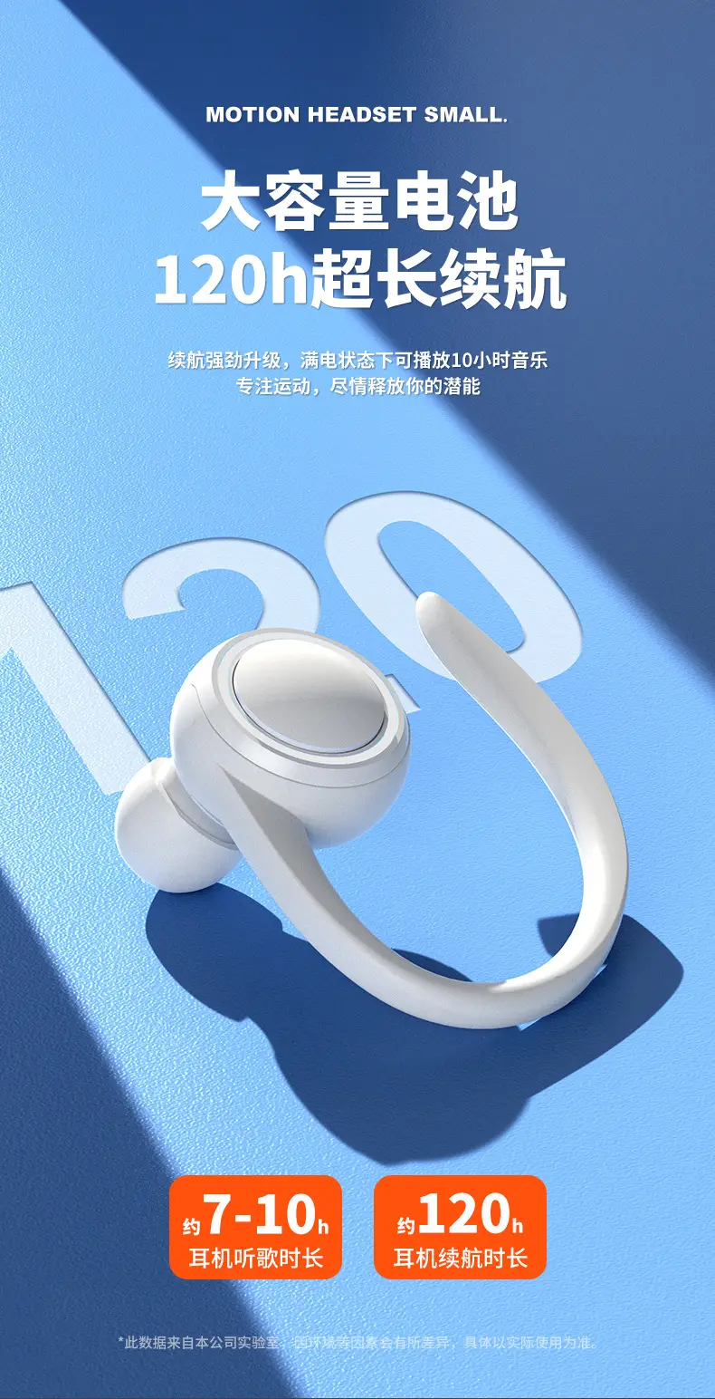 Wireless Ear Hanging Bluetooth Headset Ultra Long Endurance Black — feature 7