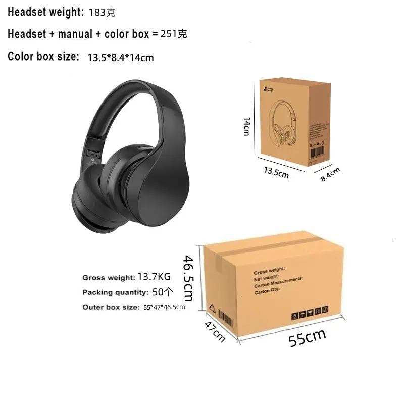 Cross-Border Bluetooth Headphones with Long Battery & Long Range - Image 10