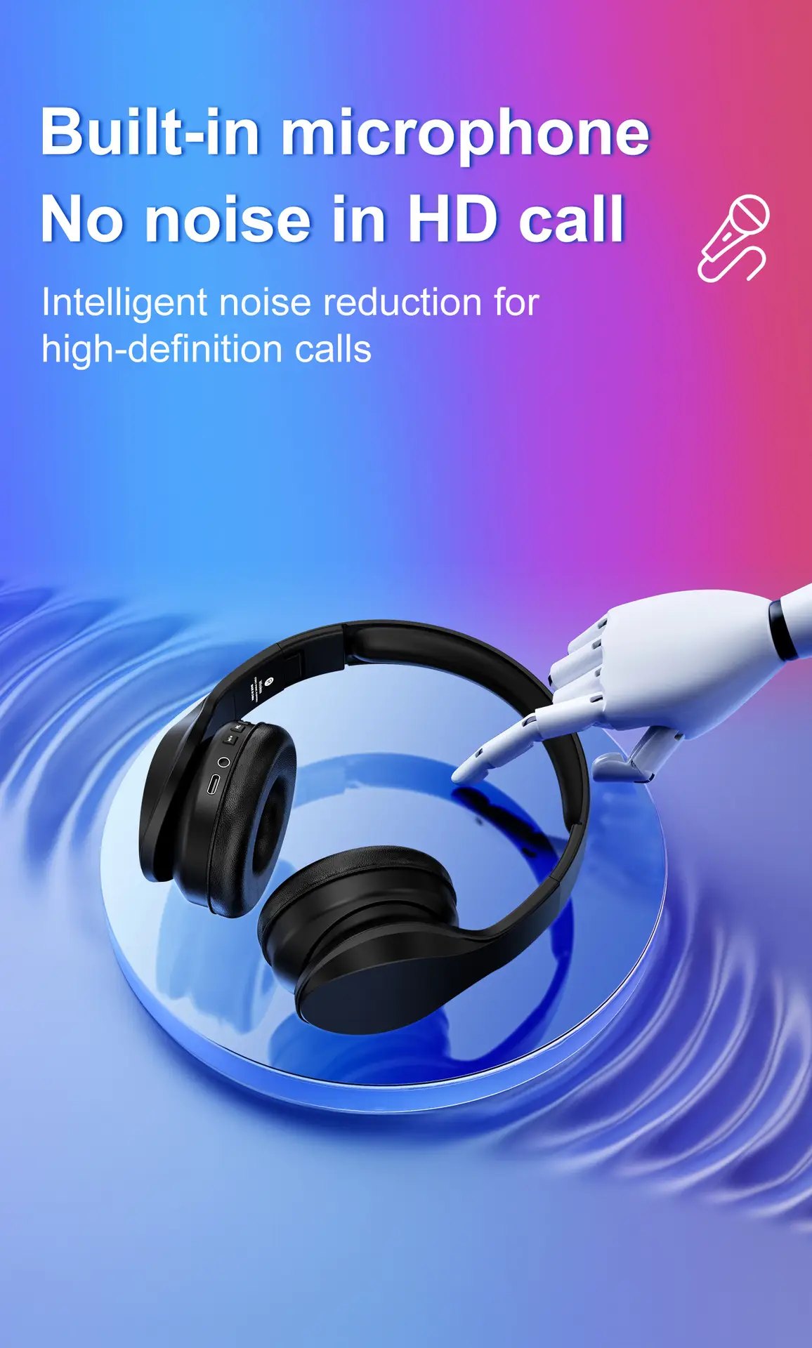 Cross-Border Bluetooth Headphones with Long Battery & Long Range — feature 8