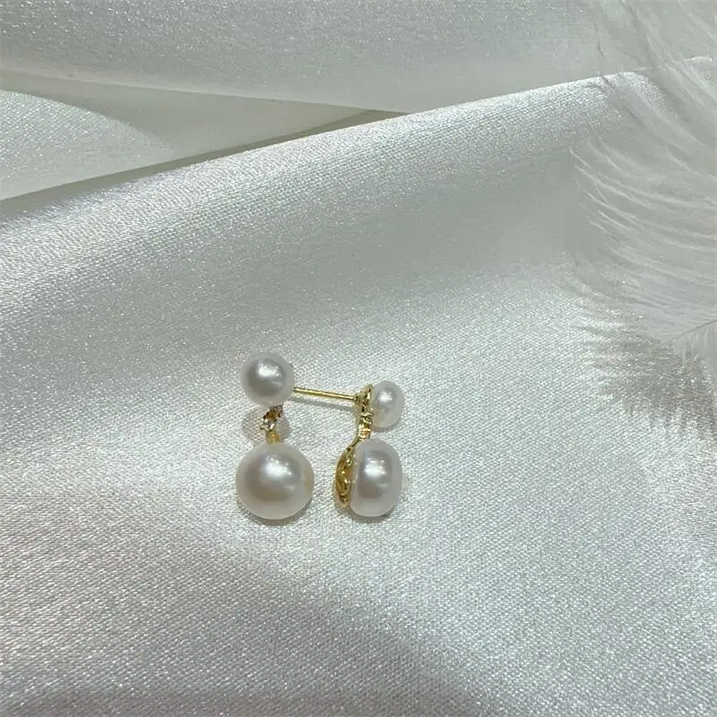 French Style Pearl Earrings for Women