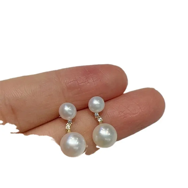 French Style Pearl Earrings for Women