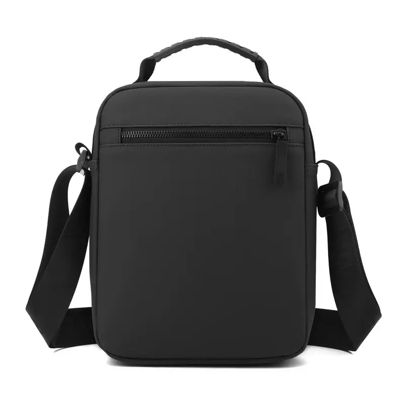 New Men's Black Shoulder Bag Large Capacity Casual Portable - Image 12