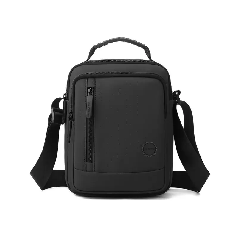New Men's Black Shoulder Bag Large Capacity Casual Portable - Image 13