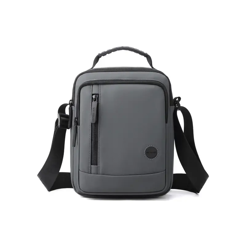 New Men's Black Shoulder Bag Large Capacity Casual Portable - Image 2