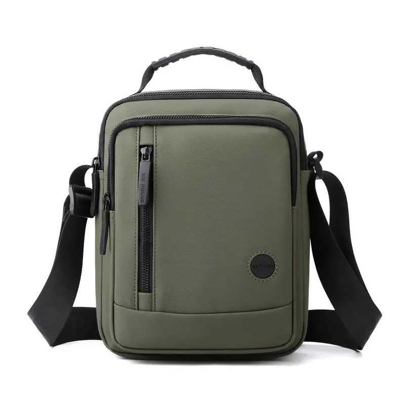 New Men's Black Shoulder Bag Large Capacity Casual Portable - Image 8
