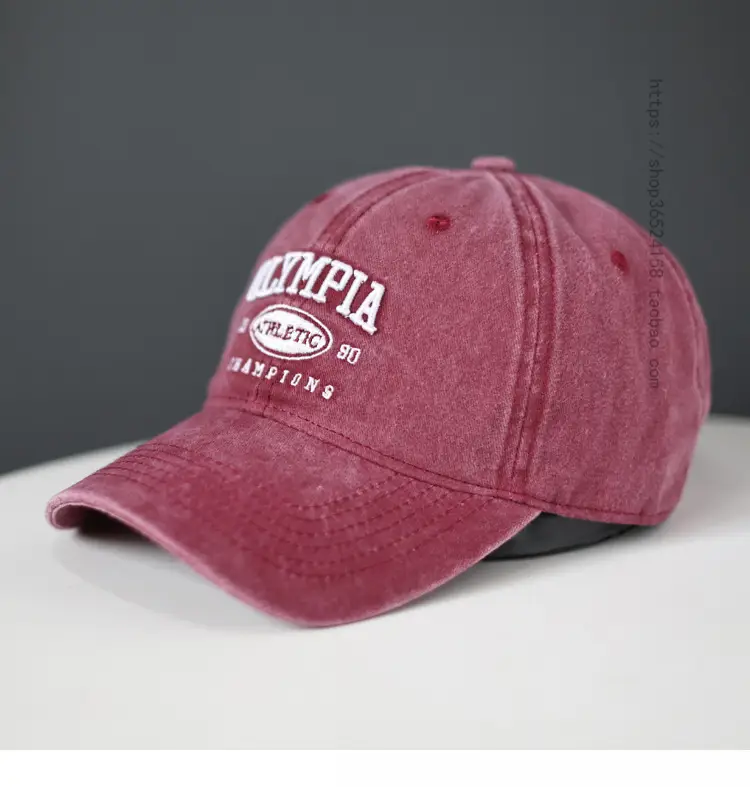 Washed Denim Athlete Champion Cap Green — feature 13
