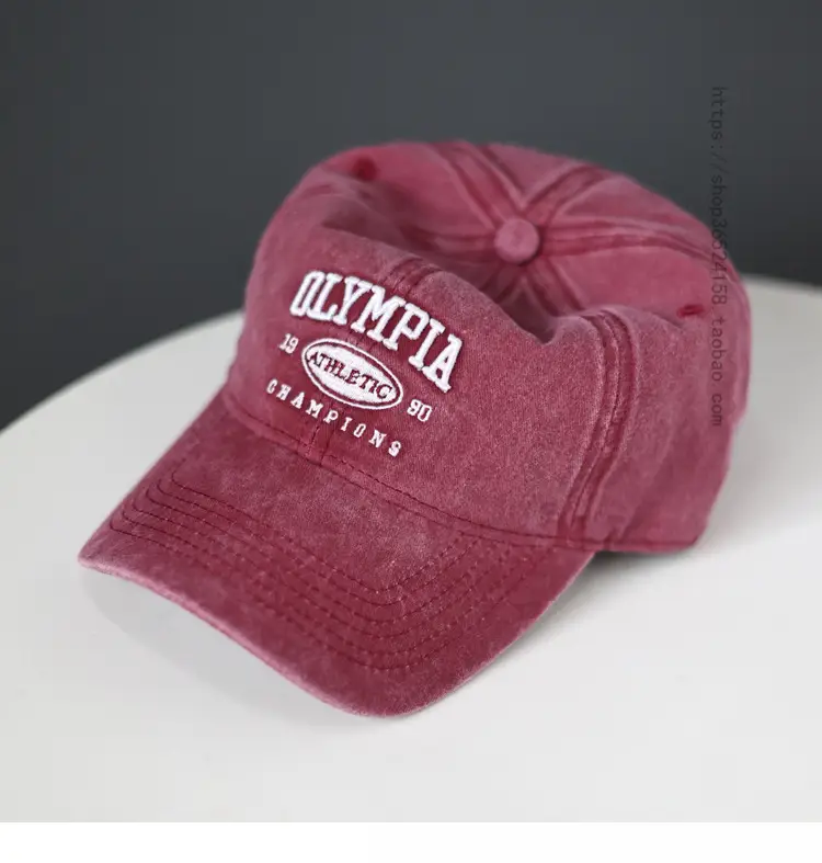 Washed Denim Athlete Champion Cap Green — feature 14