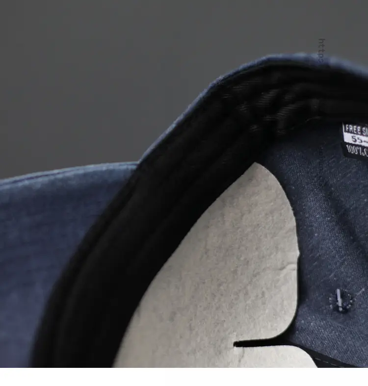 Washed Denim Athlete Champion Cap Green — feature 7