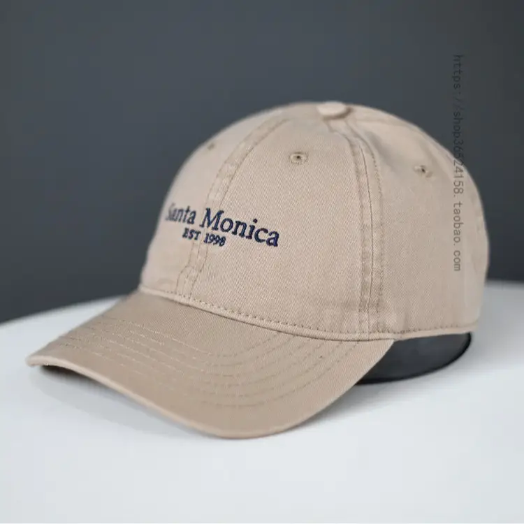 Men Women Embroidered Baseball Cap Tan 11/09
