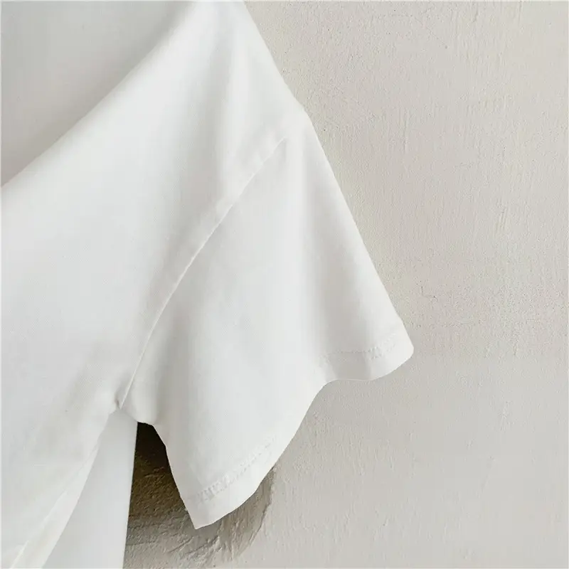 2025 Summer Boys White Graphic T-Shirt Black Shorts Set — feature 5