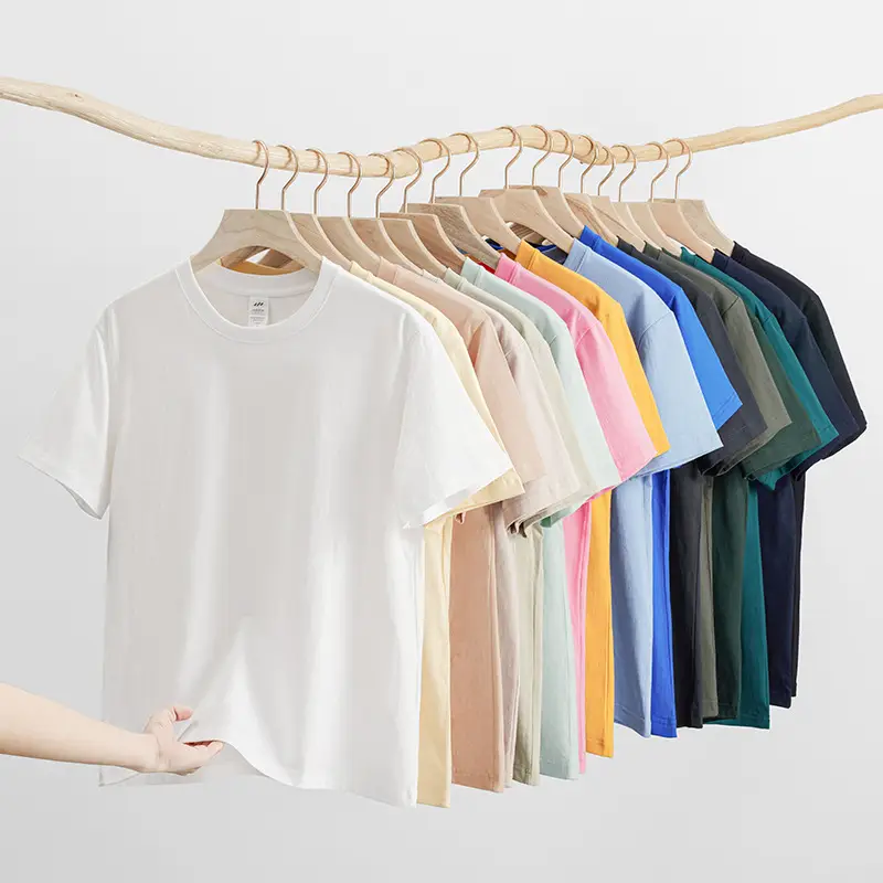 Men Cotton T-Shirt 230g Non Transparent Loose Fit - Image 29
